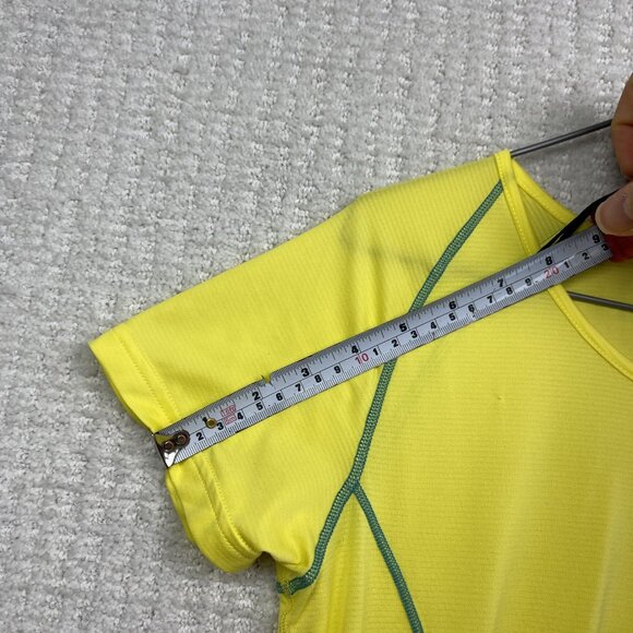 Ternua Women's Base Layer T-shirt Top Size Small US Yellow Active Wear Sports - Picture 12 of 16